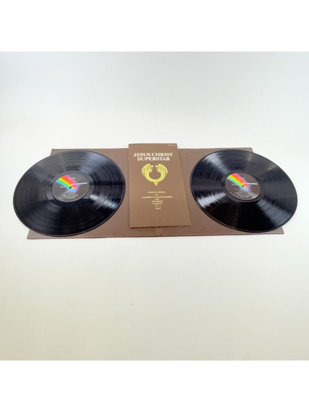 Vintage  Jesus Christ Superstar Vinyl LP Lyric Book 1970s Rock Opera Tim Rice